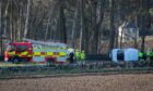 Emergency services at the scene. Image: Steve Brown/DC Thomson