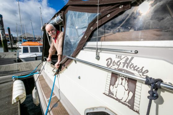 George Rae will set off from Arbroath in mid-July on his charity voyage  Image: Steve Brown/DC Thomson