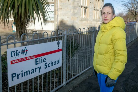 Elie Primary School parent council leader Emily Robson Ramsay. Image: Steve Brown/DC Thomson.