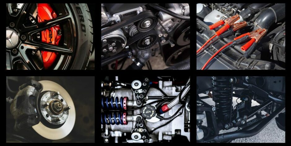 Collage of Seb's auto repairs
