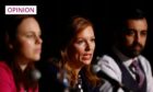 Kate Forbes, Ash Regan and Humza Yousaf at a hustings