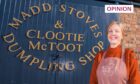 Michelle Maddox outside Clootie McToot Dumplings premises in Abernethy.