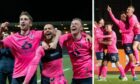 Rovers have deserved their celebrations in the SPFL Trust Trophy. Images: SNS.
