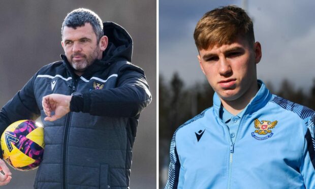 St Johnstone boss Callum Davidson is disappointed that Adam Montgomery missed out on Scotland under-21 cap. Image: SNS