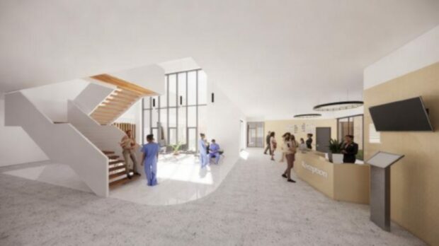 How the new Lochgelly Health Centre could look. Image: Supplied by JM Architects/NHS Fife.