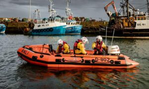 Anstruther harbour rescue