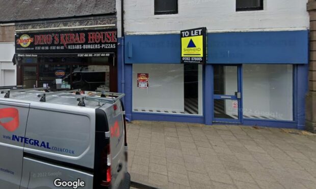 The empty Castle Street shop is directly next door to Dino's Kebab House. Image: Google Maps