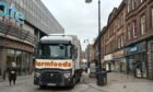 Dundee's Cowgate Farmfoods store closed on Sunday. Image: Mark McDougall.