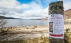 A poster to help find Reece Rodger at Loch Rannoch. Image: Mhairi Edwards/DC Thomson