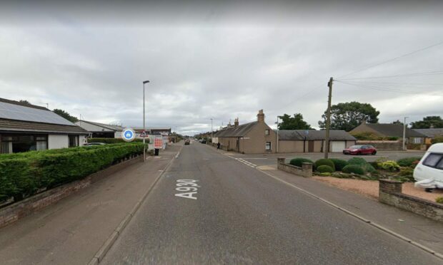 Several cars were left damaged on Barry Road in Carnoustie. Image: Google Street View