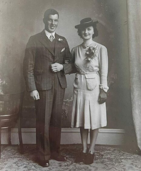 William Silver and his bride, Sadie Longwell, long before she was known as granny Silver.