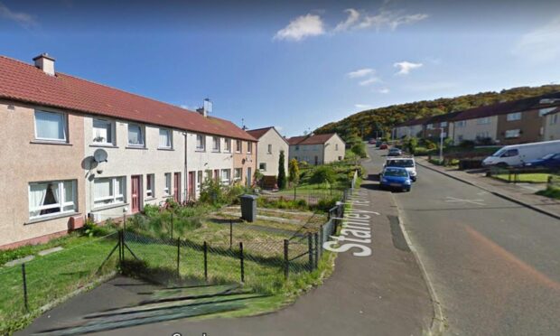 The fire at a house in Stanley Terrace in Oakley broke out just after 7pm. Image: Google Maps