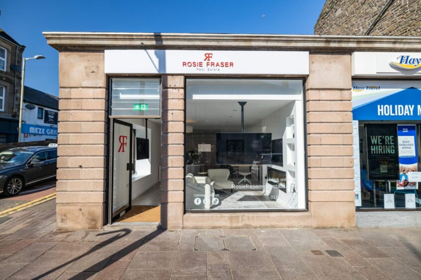 Rosie Fraser Real Estate office in Broughty Ferry. 