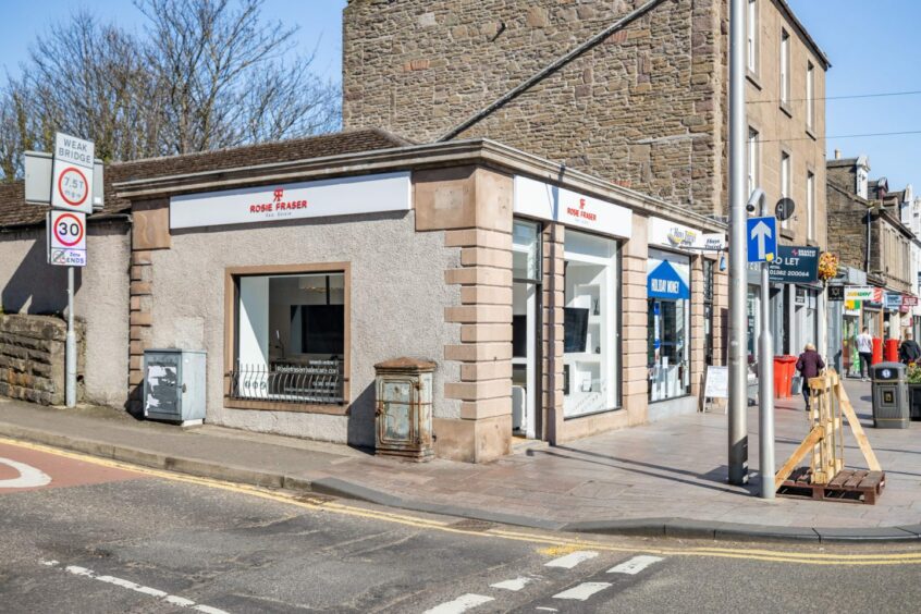 The estate agents is based in the old Rough and Fraser bakery. 