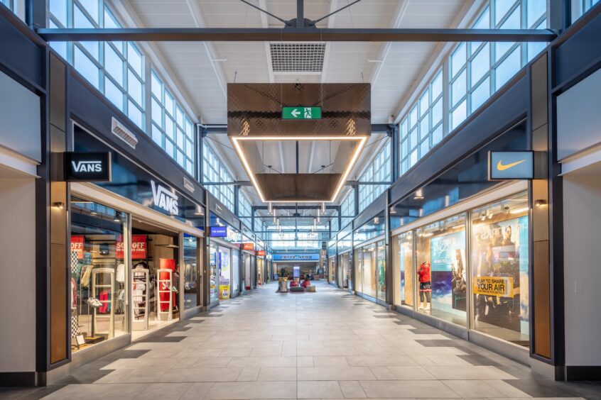 A photo of the inside of Livingston Designer Outlet