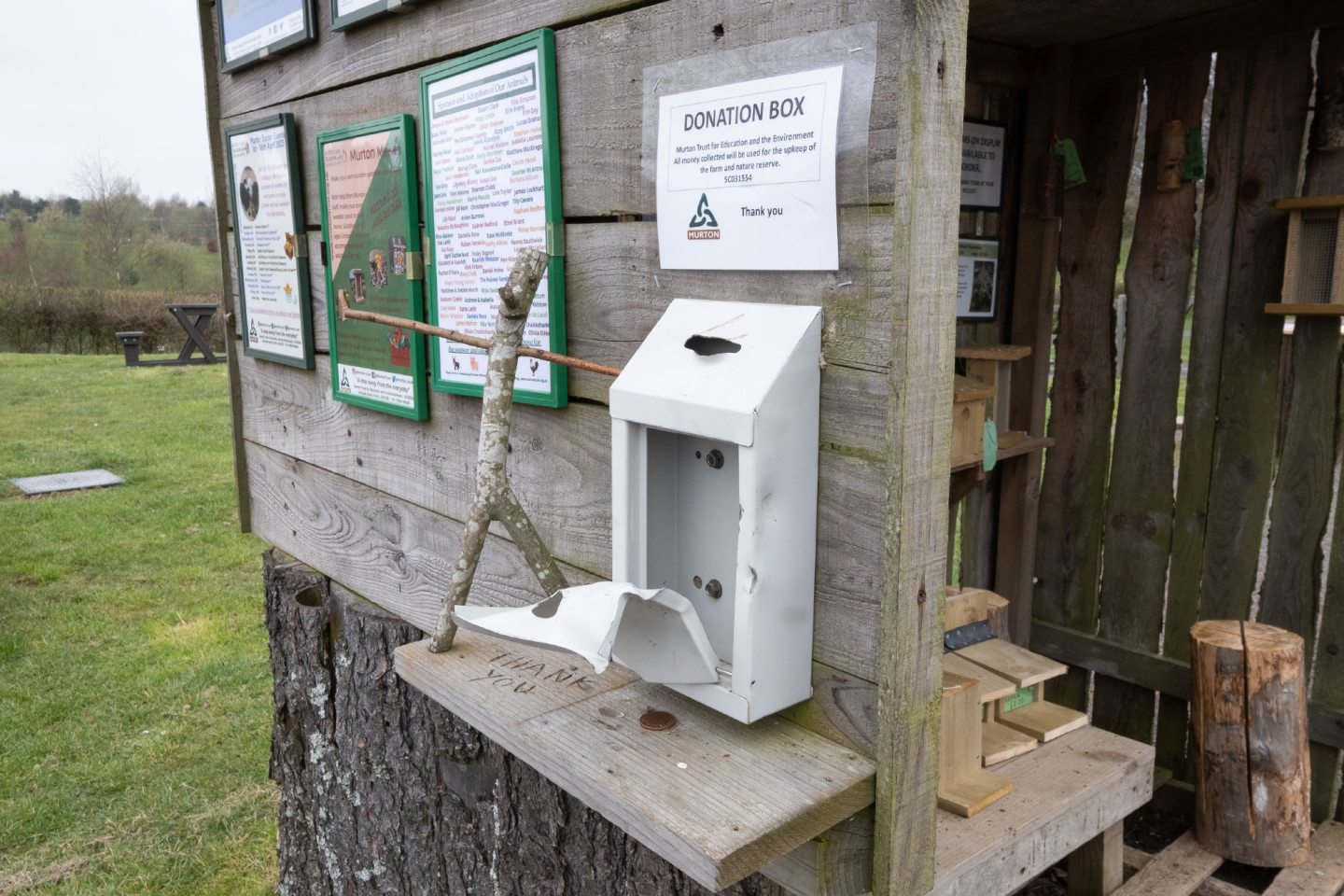 Honesty boxes broken into at popular Angus nature reserve