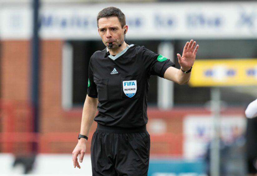 Kevin Clancy at Dens Park. Image: Craig Brown/SNS