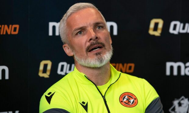 Jim Goodwin has overseen a sharp improvement at Dundee United. Image: SNS