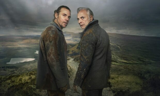 Jake (Jamie Sives) and Max (Mark Bonnar in Guilt.