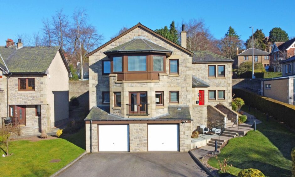 This divided villa in Dundee's West End was the most viewed property on TSPC. 