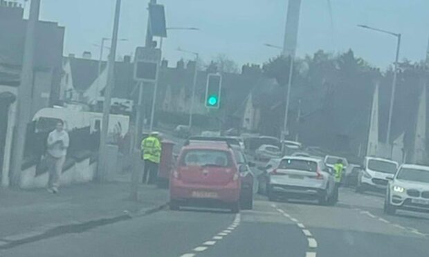 Emergency Services on Wellesley Road, Buckhaven. Image: Fife Jammer Locations.