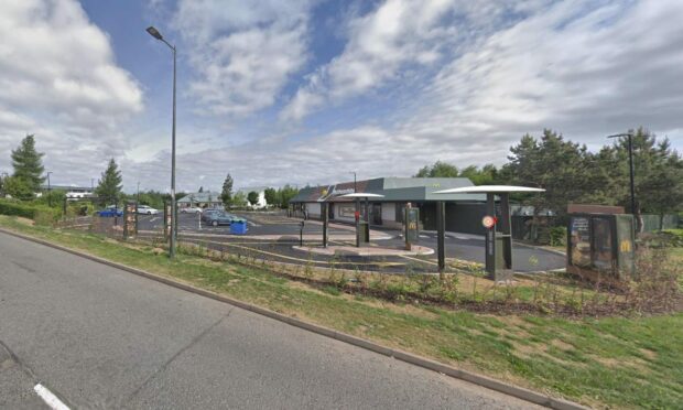 The facilities would be built to the south of the existing Broxden services. Image: Google Street View.