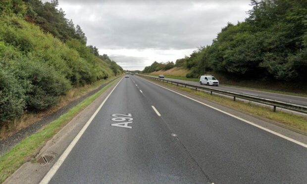 The A92 road near Cowdenbeath. Image: Google Street View