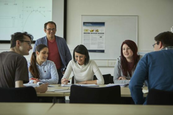 Students studying on AHEAD as a first stop towards getting into university