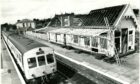 Monifieth Railway Station building being dismantled for the 1988 Glasgow Garden Festival. Image: DC Thomson.