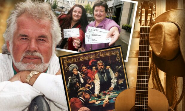 Kenny Rogers 2009 date in Dundee would go down as one of the best in Caird Hall history. Image: DC Thomson.
