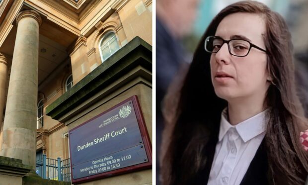 Lauren Hunt was sentenced at Dundee Sheriff Court.