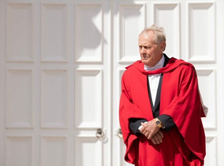 Golfer Jack Nicklaus was honoured by the university and community during the 150th Open Championship at St Andrews.