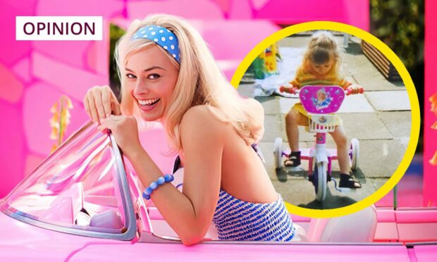 The new Barbie movie has Rebecca riding off down memory lane. Image: DC Thomson/Rebecca Baird.