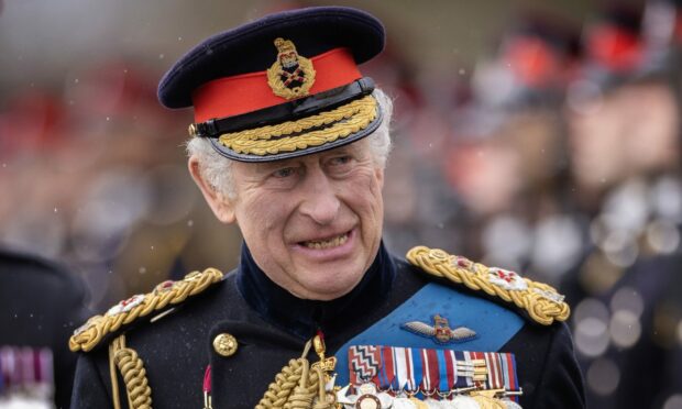 King Charles III, who is visiting Kinross on Friday