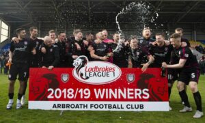 Arbroath celebrate 4 fantastic years in the Championship but will they make it to 5?