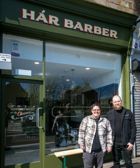 The new Har Barbers in Kirkcaldy opens on Monday. Image: Steve Brown/DC Thomson.
