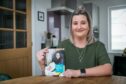 Dundee mum Rachel Ferguson wants to raise awareness of the symptoms of bowel cancer after having organs removed in her battle with the disease.