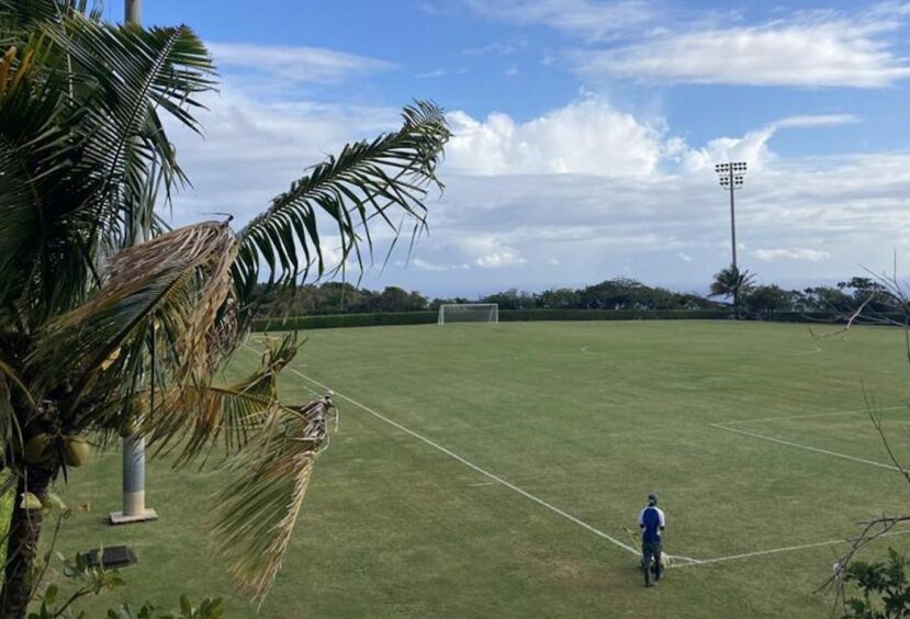 Montserrat's picturesque training base where Craig Easton will coach.