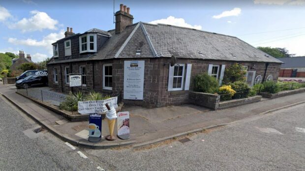 Old Bakery Coffee Shop in St Cyrus. Main Road, St Cyrus. Image: Google Maps