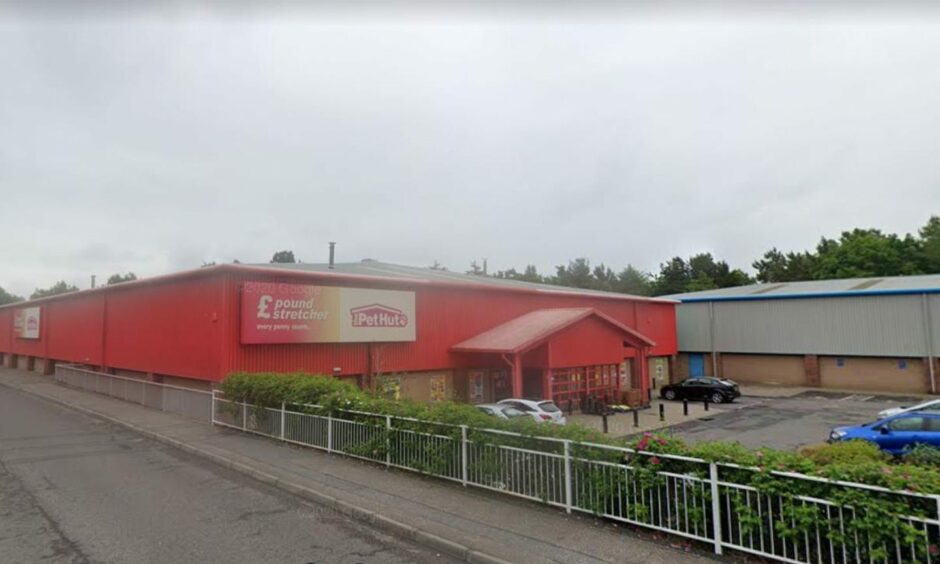 The current Poundstretcher store at Saltire Retail Park in Glenrothes