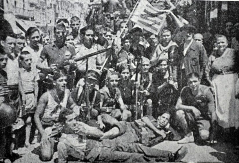 Republican militia soldiers in Madrid during the Spanish Civil War. Image: Shutterstock