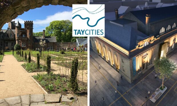 Tay Cities Deal projects include Hospitalfield in Arbroath and Perth City Hall. Image: Tay Cities Deal.