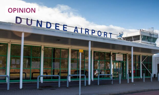 Dundee Airport exterior.