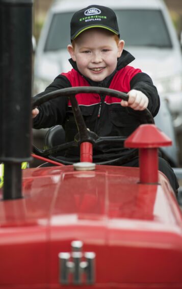 Angus charity tractor run