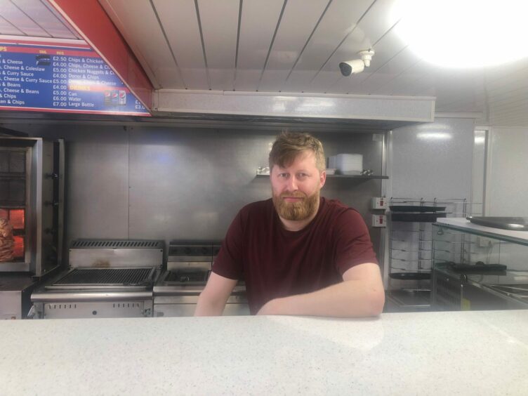 Kamil Orzlowski, manager of Dundee takeway Istanbulie.