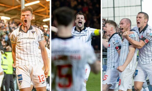Dunfermline have taken eight points from 12 versus Falkirk. Images: Craig Brown.