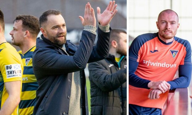 James McPake and Craig Wighton are both 'delighted' to get the deal finalised. Images: Craig Brown.