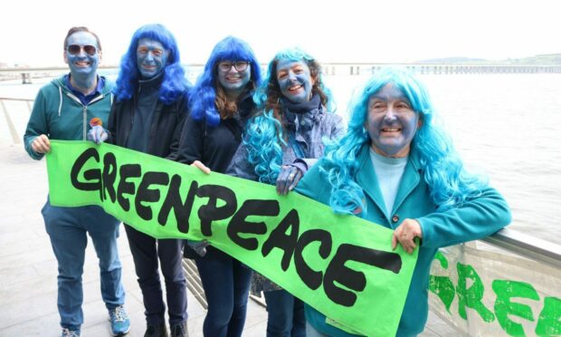 Members of Greenpeace Dundee. Image: Supplied.
