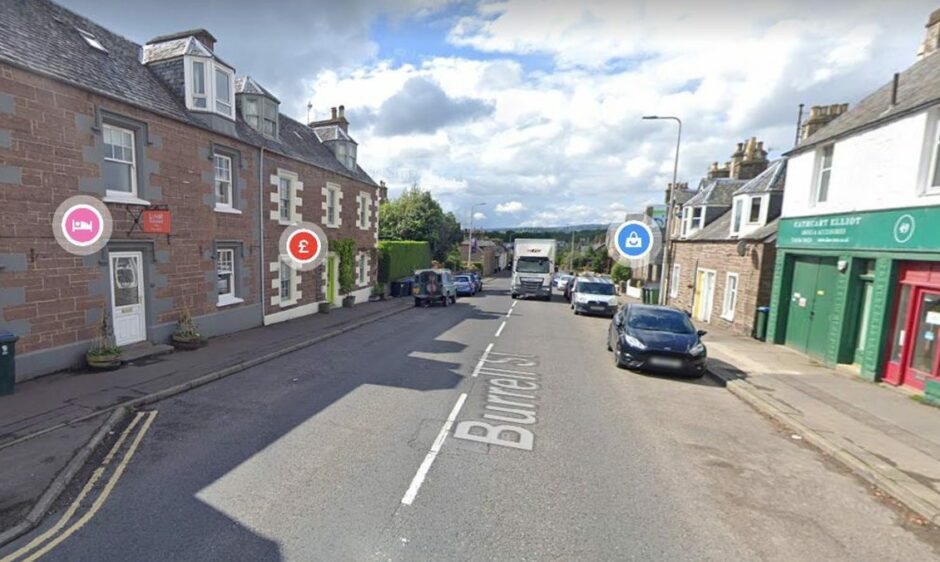 Burrell Street, Crieff. Image: Google Maps.