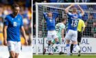 St Johnstone felt they should have beaten Hibs. Images: SNS.